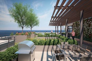 Al fresco dining rooms with grills